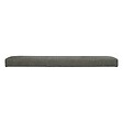 ATMOSPHERA - Pouf pliant et Coffre de rangement en tissu Gris 76 x 38 cm - vignette