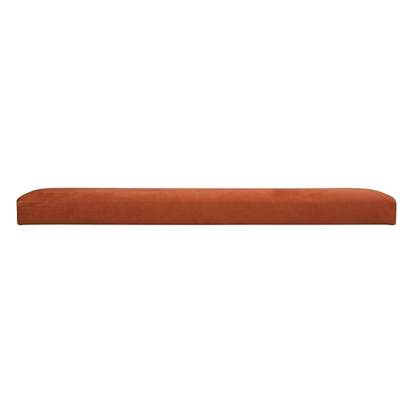ATMOSPHERA - Pouf pliant et Coffre de rangement en tissu Ambre 76 x 38 cm - large