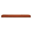 ATMOSPHERA - Pouf pliant et Coffre de rangement en tissu Ambre 76 x 38 cm - vignette