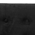ATMOSPHERA - 2 en 1 Pouf pliant double et coffre de rangement Velours noir 76 x H 38 cm - vignette