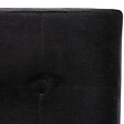 ATMOSPHERA - 2 en 1 Pouf pliant et coffre de rangement Velours Noir 38 x 38 cm - vignette