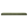 ATMOSPHERA - Pouf pliant et Coffre de rangement en tissu Vert kaki 76 x 38 cm - vignette