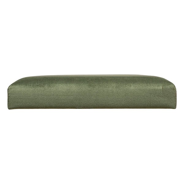ATMOSPHERA - Pouf pliant et Coffre de rangement en tissu Vert kaki 76 x 38 cm - large