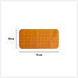 5 FIVE SIMPLY SMART - Tapis Fond de baignoire anti-dérapant Marron malt 70 x 35 cm - vignette