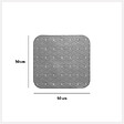 5 FIVE SIMPLY SMART - Tapis Fond de douche anti-dérapant Gris 50 x 50 cm - vignette