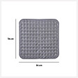 5 FIVE SIMPLY SMART - Tapis Fond de douche anti-dérapant Gris 54 x 54 cm - vignette