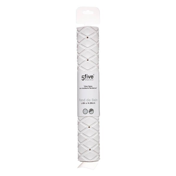 5 FIVE SIMPLY SMART - Tapis Fond de douche anti-dérapant Blanc 50 x 50 cm - large