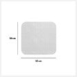 5 FIVE SIMPLY SMART - Tapis Fond de douche anti-dérapant Blanc 50 x 50 cm - vignette
