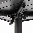 OVIALA - Table haute 60x60 cm inclinable de terrasse en aluminium noire - Almada - vignette