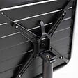 OVIALA - Table haute 60x60 cm inclinable de terrasse en aluminium noire - Almada - vignette