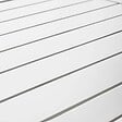 OVIALA - Table haute 60x60 cm inclinable de terrasse en aluminium blanc - Almada - vignette