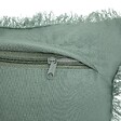 ATMOSPHERA - Coussin décoratif Vert Céladon nid d'abeille 30 x 50 cm - vignette