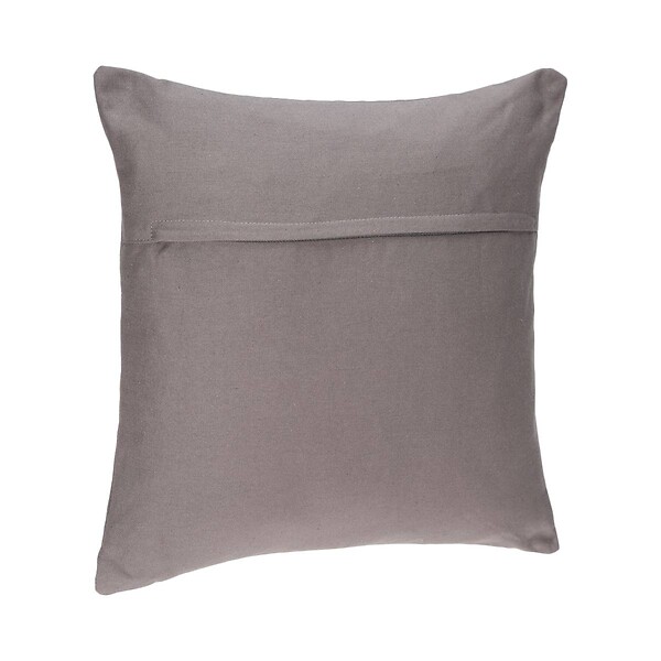 ATMOSPHERA - Coussin déhoussable en Coton Gris 38 x 38 cm - large