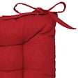 JARDIDECO - Coussin pour chaise de jardin Rouge 38 x 38 cm - vignette