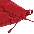 JARDIDECO - Coussin pour chaise de jardin Rouge 38 x 38 cm - vignette
