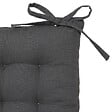 JARDIDECO - Coussin pour chaise de jardin Gris Foncé 38 x 38 cm - vignette