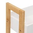 5 FIVE SIMPLY SMART - Desserte roulante 3 niveaux en Bambou et Bois Blanc H 80 cm - vignette