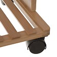 5 FIVE SIMPLY SMART - Desserte roulante 4 niveaux en Bambou et Bois Blanc H 87 cm - vignette