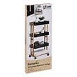 5 FIVE SIMPLY SMART - Desserte roulante 4 niveaux en Bambou et Bois Noir H 87 cm - vignette