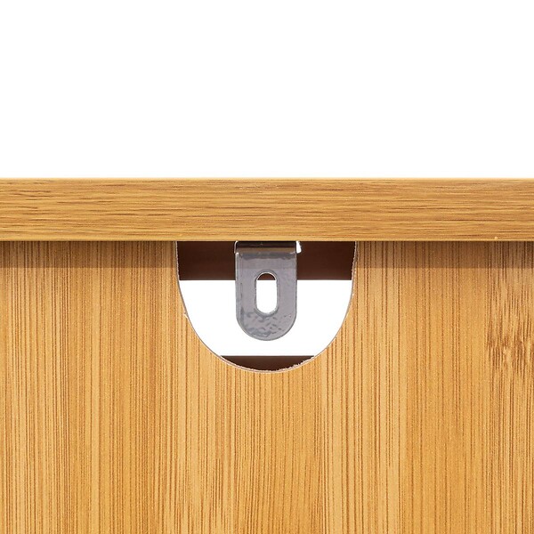 5 FIVE SIMPLY SMART - Meuble de rangement en Bambou 4 Tiroirs H 97.5 cm - large