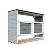 TIMBELA - Abri de jardin pour poubelles 3x240L TIMBELA M982A-CAVERN STEEL - vignette