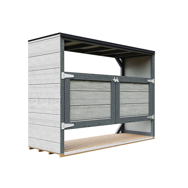 TIMBELA - Abri de jardin pour poubelles 3x240L TIMBELA M982A-TUNDRA CAVERN - large