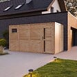 TIMBELA - Abri de Jardin en Bois 8,16 m² TIMBELA M327F1 - vignette