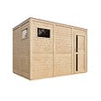 TIMBELA - Abri de Jardin en Bois 6,18 m², Cabane de Jardin Extérieur TIMBELA M326F1+M326G - vignette