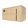 TIMBELA - Abri de Jardin en Bois 8,16 m² TIMBELA M327F1+M327G - vignette