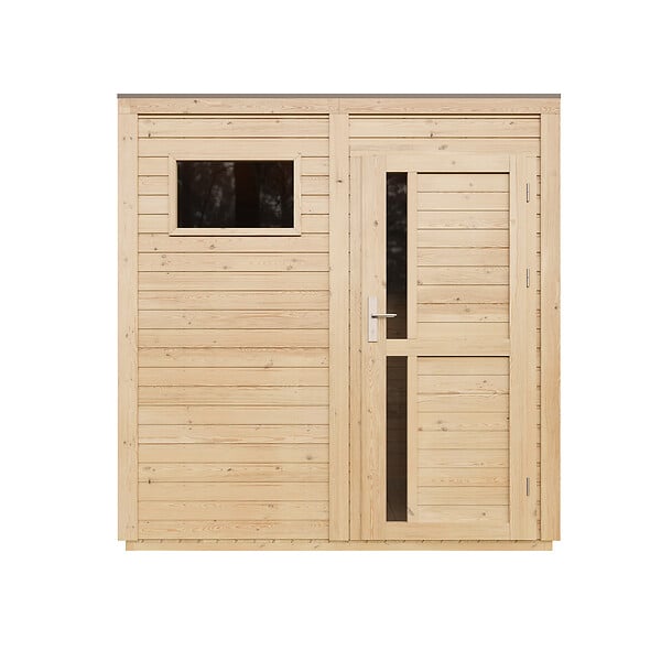 TIMBELA - Abri de Jardin en Bois 4,20 m² TIMBELA M325F1+M325G - large