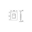 GROHE - Pack WC suspendu sans bride Bau ceramic + Bâti support Solido + abattant + plaque carré blanc alpin - vignette