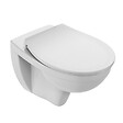 JACOB DELAFON - Cuvette WC suspendu sans bride Patio avec abattant extra-plat déclipsable - vignette