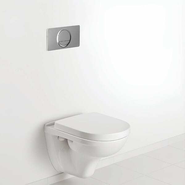 VILLEROY ET BOCH - Combi Pack O.NOVO Direct Flush COMPACT - Couleur: blanc - Dimensions: 49 x 36 cm - large