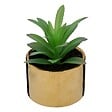 ATMOSPHERA - Plante verte artificielle Pot en céramique H 15 cm - vignette