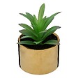 ATMOSPHERA - Plante verte artificielle Pot en céramique H 15 cm - vignette