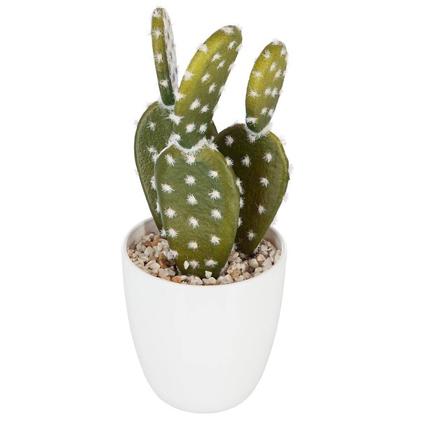 ATMOSPHERA - Plante artificielle Cactus en pot H 18 cm - large