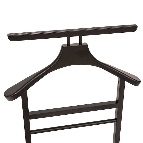 5 FIVE SIMPLY SMART - Valet de chambre en Bois Noir avec multiples barres de suspension - large