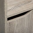 5 FIVE SIMPLY SMART - Meuble Étagère 4 Cases de rangement 2 Portes effet bois naturel H. 146.5 cm - vignette