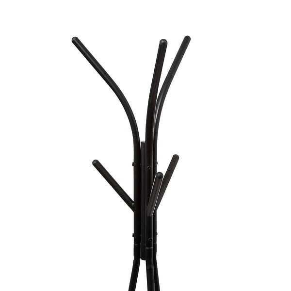 5 FIVE SIMPLY SMART - Porte-manteaux 6 Patères avec étagères en métal et bois  H 175 cm - large
