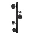 5 FIVE SIMPLY SMART - Porte-manteaux 8 Patères en bois Noir H 176 cm - vignette