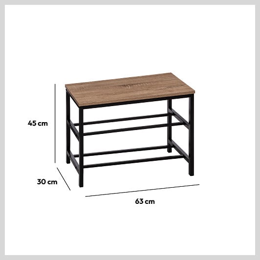 5 FIVE SIMPLY SMART - Range-chaussures et Banc avec 2 étagères de rangement - large
