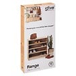 5 FIVE SIMPLY SMART - Range-chaussures en Bois Naturel 12 Paires H 68 cm - vignette