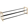5 FIVE SIMPLY SMART - Etagère Range-chaussures extensible en Métal et Bois 12 paires - vignette