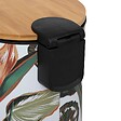 5 FIVE SIMPLY SMART - Poubelle en métal et bambou Soft Close 3 L déco Palawan - vignette