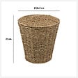 5 FIVE SIMPLY SMART - Poubelle de salle de bain avec couvercle en Seagrass 9 L - vignette