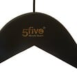 5 FIVE SIMPLY SMART - Lot de 3 Cintres Noirs en Bois avec revêtement Soft touch anti glisse - vignette