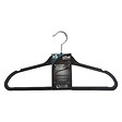 5 FIVE SIMPLY SMART - Lot de 5 Cintres Noirs avec revêtement Soft touch anti glisse - vignette