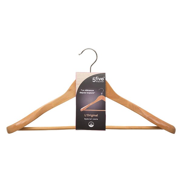 5 FIVE SIMPLY SMART - Cintre en Bois pour Veste - large