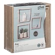 5 FIVE SIMPLY SMART - Lot de 3 Étagères murales flottantes Cubes coloris Chêne naturel Fixations invisibles - vignette