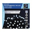 FEERIC LIGHTS & CHRISTMAS - Guirlande lumineuse Extérieur programmable 14 mètres 192 LED Blanc Froid - vignette